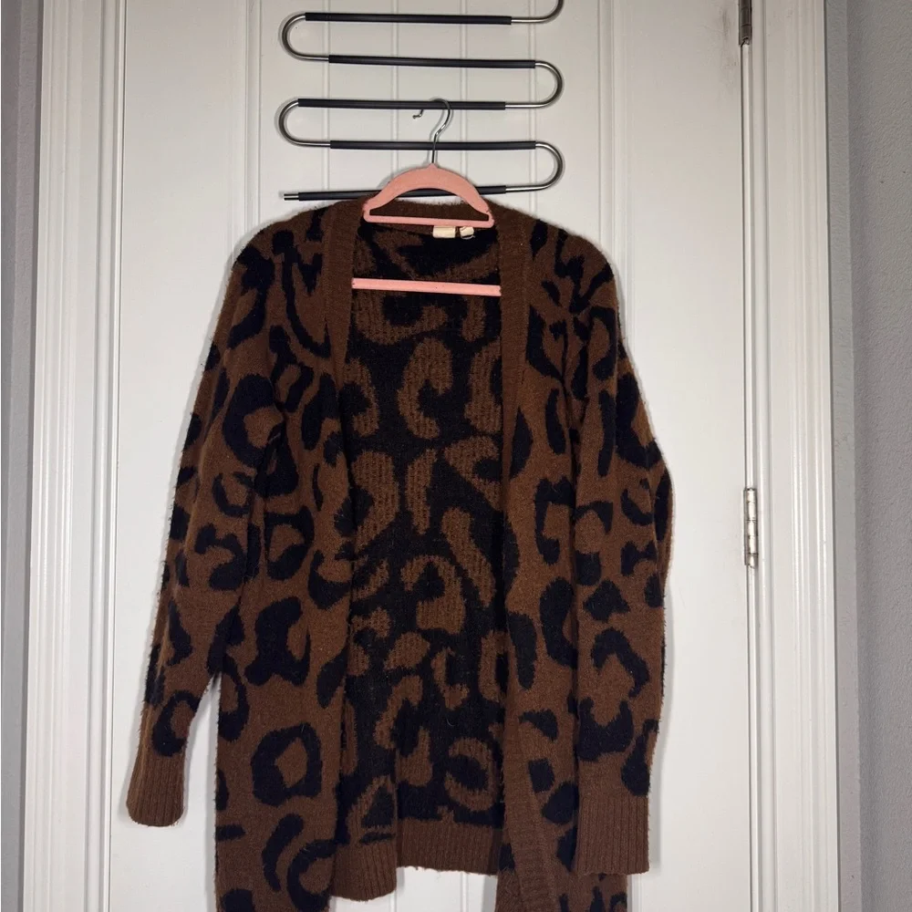 Cloth & Stone Black and Brown Knit Top - Picture 3 of 3
